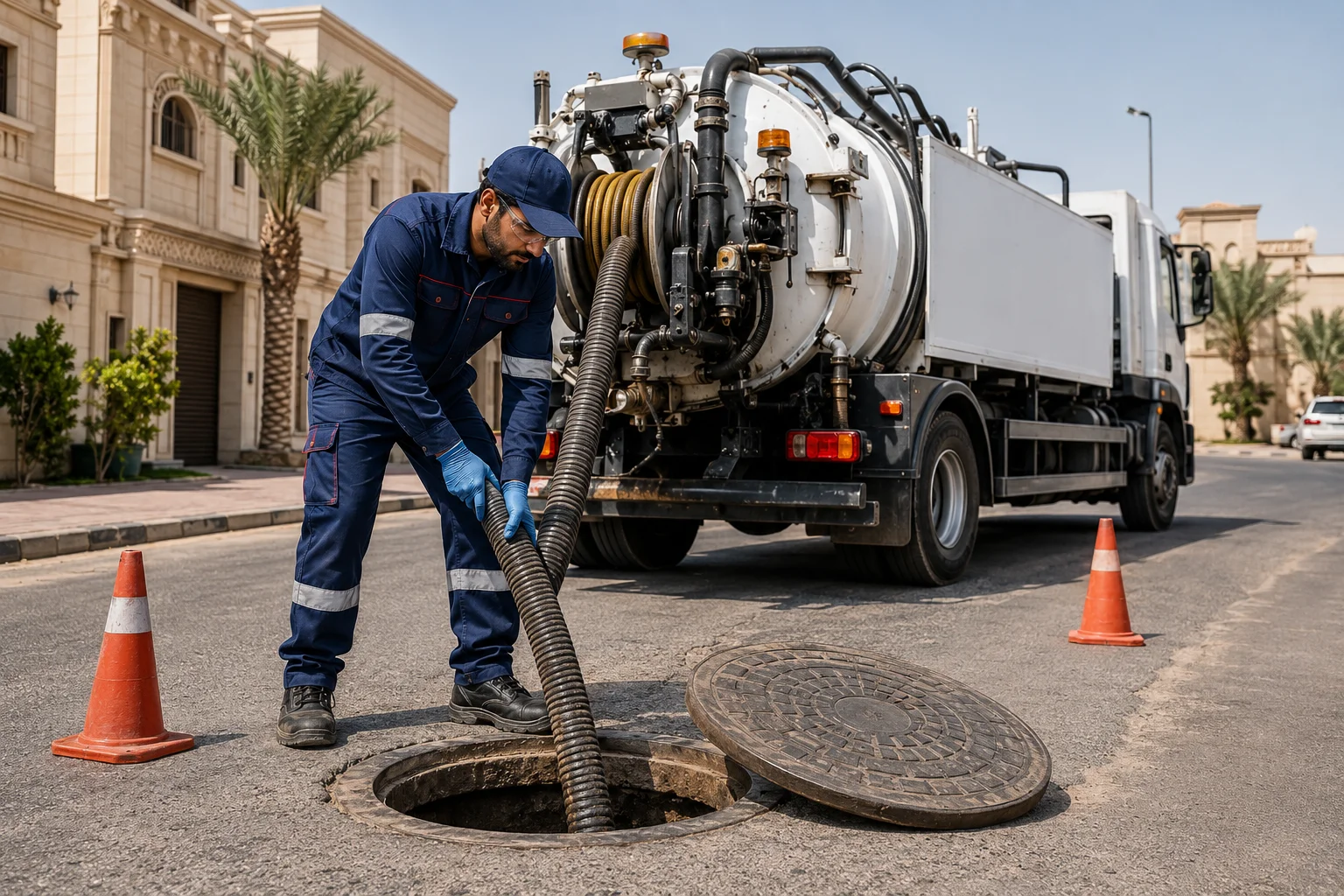 تسليك مجاري المدينة المنورة بالضغط